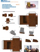 papercraft desktop toy sofa
